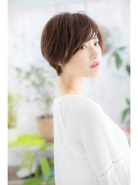 ヘアアンドビューティー ミック(Hair & Beauty miq) 大人モードなアシンメトリーエッジショートa
