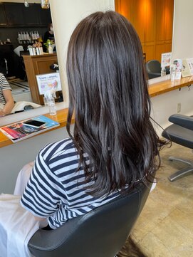 グリーン 渋谷(green) 【MIO】オリーブグレージュ×セミロング