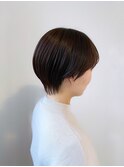 愛い艶テラコッタのマッシュショート【吉祥寺】