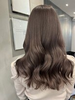 ジーナ 船橋(Zina)&nbsp;オトナ女子ツヤ髪アッシュカラーふんわりミディシースルーバング