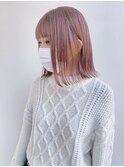 pink milk tea♪ブリーチ/ダブルカラー/ハイトーン/髪質改善ボブ