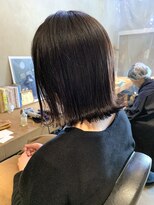 ナチュラル ヘアーデザイニング(Natural hair designing) #isghair 切りっぱなしロブ