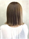 オリーブボブ_セシルカットココアブラウンくびれヘア_ba300671