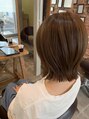 オーブヘアー スピン 利府店(AUBE HAIR spin)&nbsp;切りっぱなしボブアッシュ系ブラウン