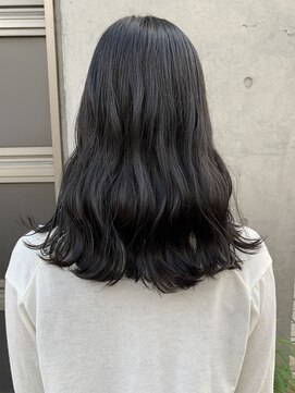 グロウ 丸の内(GLOW) グレージュブリーチ無しカラー顔周りカット2wayバング韓国風甲府