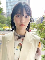 ボブ/外ハネ/切りっぱなしボブ/結べるボブ/20代30代40代/銀座