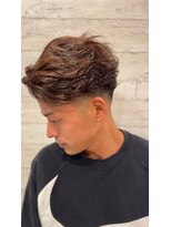 銀座マツナガ 神田店 20代30代メンズスパイラルパーマワイルドオシャレ感アッシュ