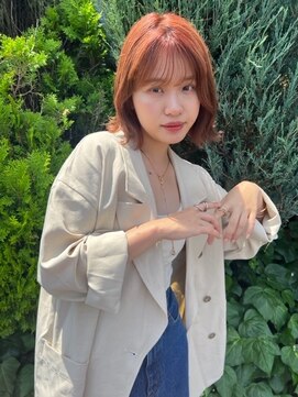 ルシュカイチマルニ(Rasca102) Rasca◆ボブ/ハイトーン/オレンジカラー