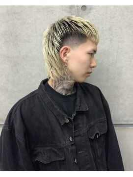 オーシャントーキョー ホワイト 原宿(OCEAN TOKYO WHITE) マレットヘア