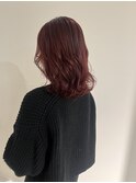ブリーチなしレッド