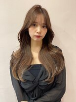 ボタン シブヤ(VOTAN SHIBUYA)&nbsp;10代20代小顔前髪外ハネくびれレイヤーロング　小山