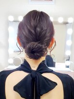 ヒャン(hyang)&nbsp;シンプルシニヨン#ヘアセット#ヘアメ#西新井#足立区#韓国ヘア