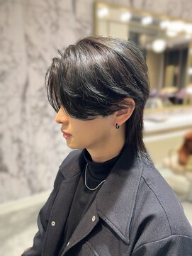 アマンドール(Aman D'or) カルマパーマ×オリーブグレージュ