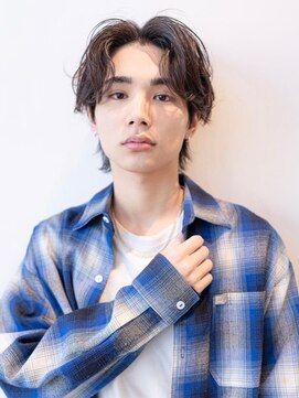 ハバナ 渋谷(HAVANA) ツーブロック/センターパート/ニュアンスパーマ/束感