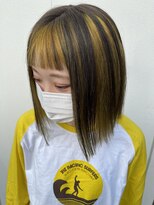 リミックスヘアー(Re:mix hair)&nbsp;アンブレラカラー×インナーイエロー