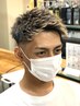 眉毛カット+メンズカット　￥6600