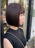 20代30代大人可愛いショートボブ×トレンドカラー