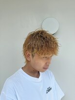 ギネス(Giness)&nbsp;波巻きツイスパミックスパーマ　メンズパーマ　熊本