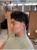 リバースショート　スパイラルパーマ