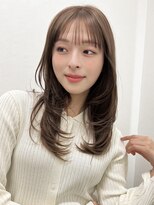 ガーデン 渋谷(GARDEN)&nbsp;ミディアムレイヤー/レイヤーカット/顔まわりカット/ワンカール