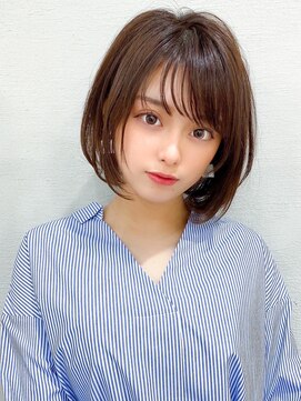 ウシワカマル ミライ(USHIWAKAMARU MIRAI) 前下がりボブ