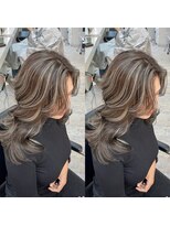 ブレンド 渋谷(BLend)&nbsp;マチルダボブ前髪ハイライト