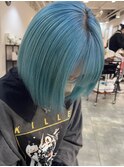 ハイライトカラーミルクティーベージュレイヤーカット