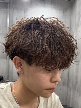 ビカムメンズヘアー 栄店(become men's hair) 波巻きパーマ/波巻きツイストスパイラル/名古屋/栄/メンズヘア