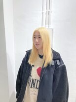 ミュー(Mu)&nbsp;市販黒染め履歴　抜きっぱなしブロンド