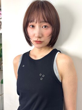 イヴォーク トーキョー(EVOKE TOKYO) 小顔カット顔まわりレイヤー髪質改善ボブレイヤーカット