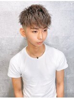 バックス メンズヘアー(BUCKS men's hair) ショート/刈り上げ/ツーブロック/フェザーパーマ