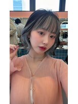 ロンド ストラーダ 心斎橋(Lond strada)&nbsp;レイヤーボブ×ハイトーン[心斎橋/髪質改善]