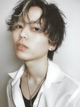 グランデュール 静岡駅前店(GRANDEUR) ソフトツイストコンマバング/静岡メンズデザインカラー