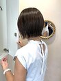 インク バイ アルテフィーチェ 西宮(ink by artefice) もっとライフスタイルの中でヘアを楽しめるショートスタイルへ。