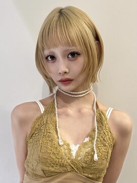 デコ(DECO) ハイトーンカラー×ハッシュボブ