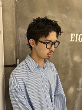 エイト チャタン 沖縄北谷店(EIGHT chatan) （北谷）メンズスパイキーショート　パーマ