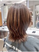 くびれヘア　レイヤー　シャギー　ハッシュカット◆