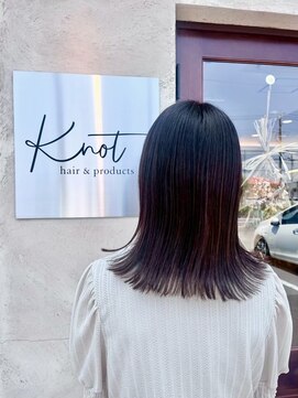ノット 成田公津の杜(Knot) 大人ガーリー/ダークアッシュ/似合わせカット/成田公津の杜駅