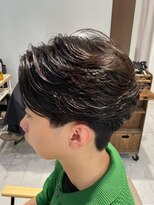 ネオリーブウリ 二子玉川店(Neolive uri) 韓国マッシュスペインカールスパイキーショートブルーブラック