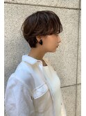 パーマショートマッシュパーマハンサムショートパーマ