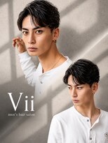 ヴィ 大宮(Vii)&nbsp;毛流れ/スパイラル/パーマ/メンズ/ニュアンス/波巻きパーマ