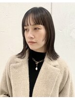 オトソーデン(Oto-soden)&nbsp;暗髪×顔まわりレイヤーミディ