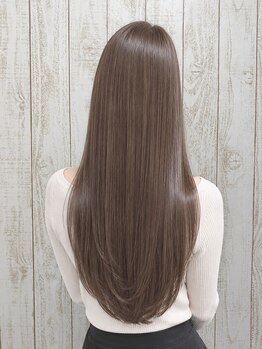 アース 土気あすみが丘店(HAIR&MAKE EARTH)の写真/うる艶髪を叶えるトリートメントが自慢♪髪質に合わせたケアで、指通りなめらかな美髪へ！