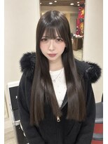 ダブル アンダーバー サロン(W_SALON)&nbsp;【W_SALON 河原町】アッシュブラウン/透明感カラー