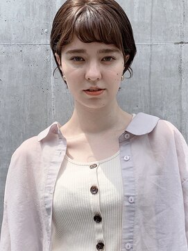 メイクス 表参道(MAKE'S omotesando) 【堀口】ちょろ毛×ショート/前髪/イメチェン/シアーベージュ