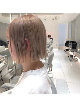 レイズ 立川(RAYS) 【RAYS金本】切りっぱなしボブ×ミルクティーベージュ