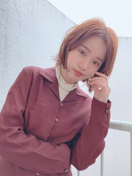 イース バイ アンブルリュクス 北千住(Ease by amble luxe) 前髪/くびれ/イヤリングカラー/イメチェン/ラベンダーカラー