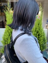 ヘアーアンドメイク シーク 八王子(HAIR&MAKE SeeK) ブルー ロブ