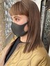 【新規・透明感重視】前髪カット+カラー¥9320→¥8635