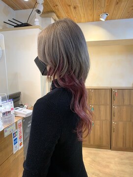 アンククロス 表参道(ANKH CROSS) ウルフカット インナーカラー